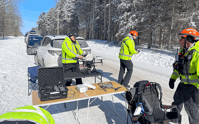RC at a trainning session with Sauvetage Bénévole Outaouais – Ottawa Volunteer Search and Rescue (SBO-OVSAR)